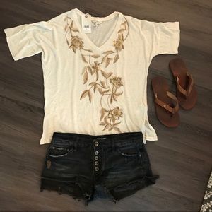 Lucky Brand Floral Tee 🌺